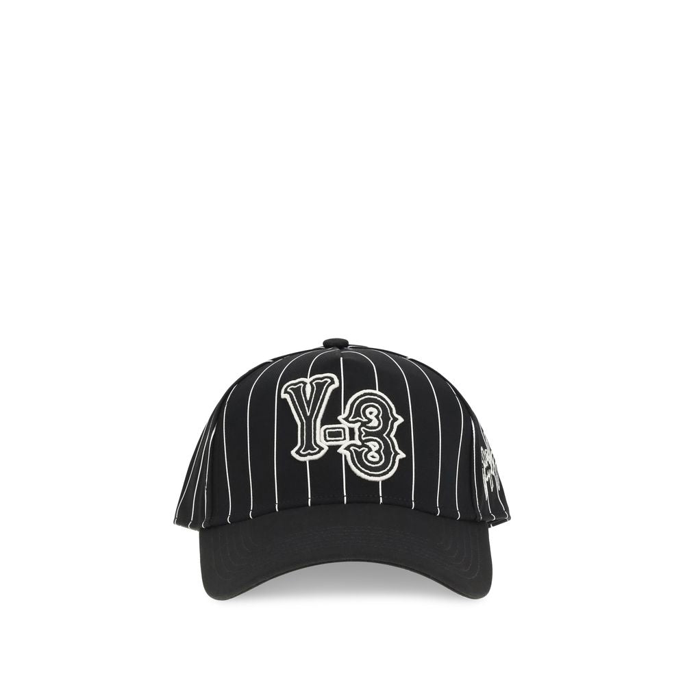 Cappellino Y-3 in poliestere nero
