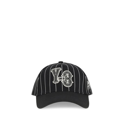 Cappellino Y-3 in poliestere nero