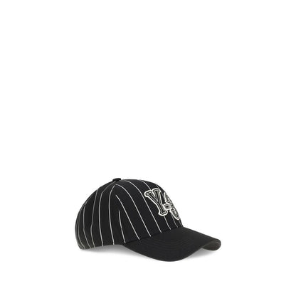 Cappellino Y-3 in poliestere nero