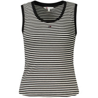 Canottiera da donna in cotone nero Tommy Hilfiger