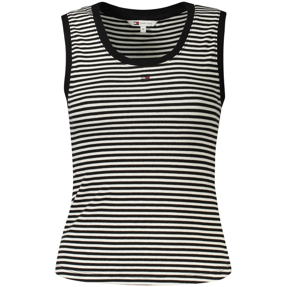 Débardeur en coton noir Tommy Hilfiger pour femme