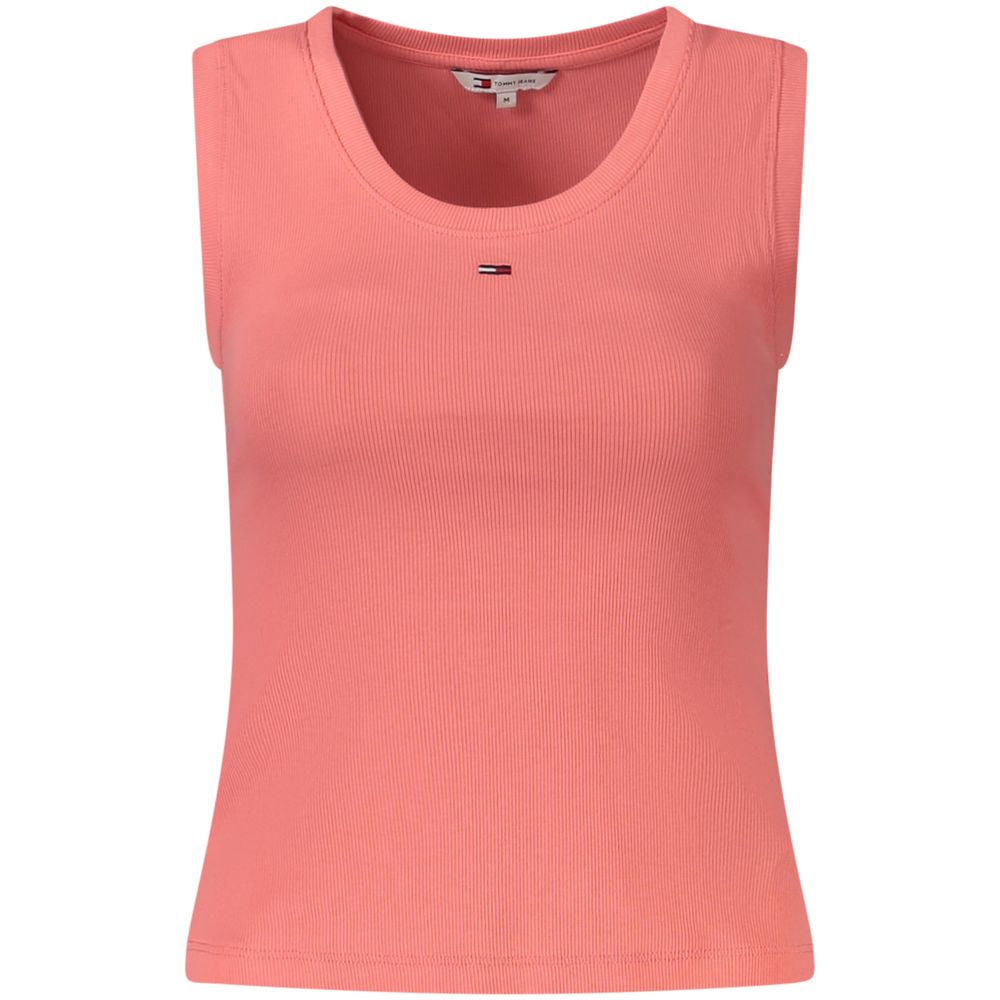 Débardeur rose en coton Tommy Hilfiger pour femme