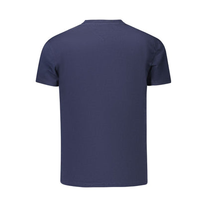 T-shirt Tommy Hilfiger bleu en coton pour homme