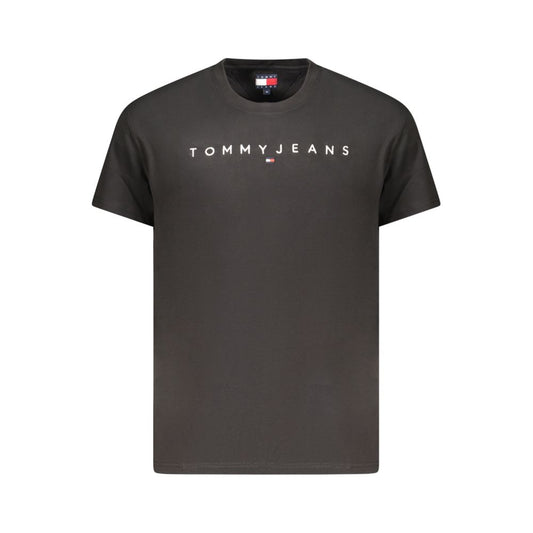 T-shirt da uomo Tommy Hilfiger in cotone nero