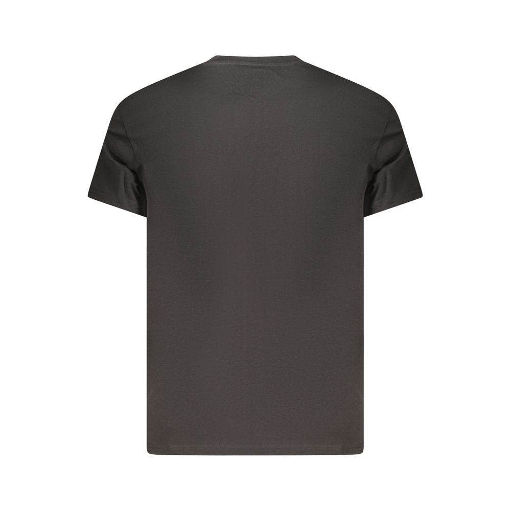 T-shirt noir en coton Tommy Hilfiger pour homme