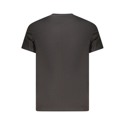 T-shirt noir en coton Tommy Hilfiger pour homme
