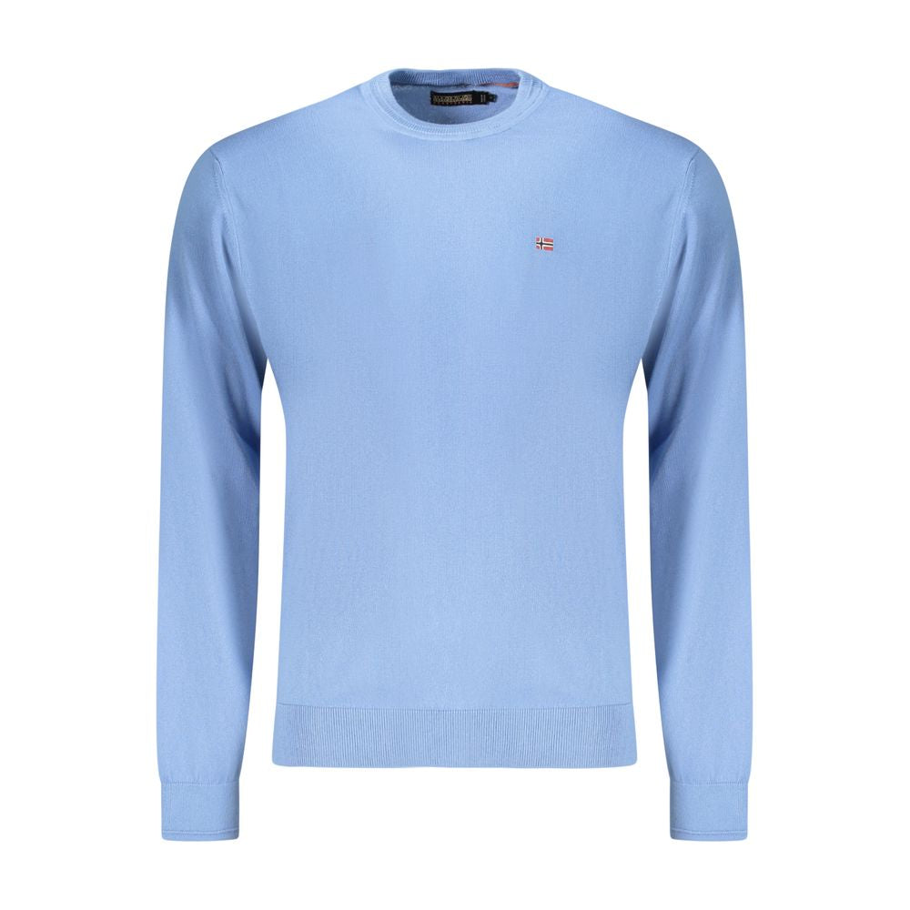 T-shirt da uomo in cotone Napapijri Azzurro