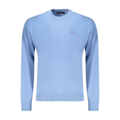 T-shirt da uomo in cotone Napapijri Azzurro
