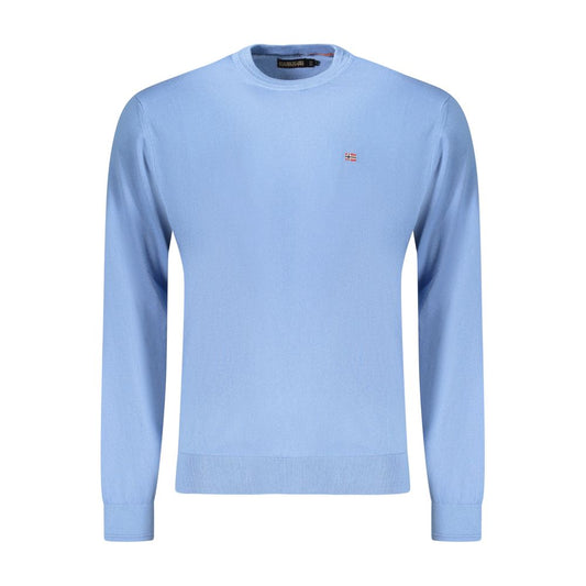 T-shirt da uomo in cotone Napapijri Azzurro