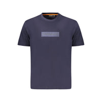 T-shirt da uomo in cotone blu Napapijri