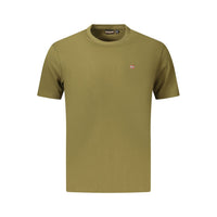 T-shirt en coton vert Napapijri