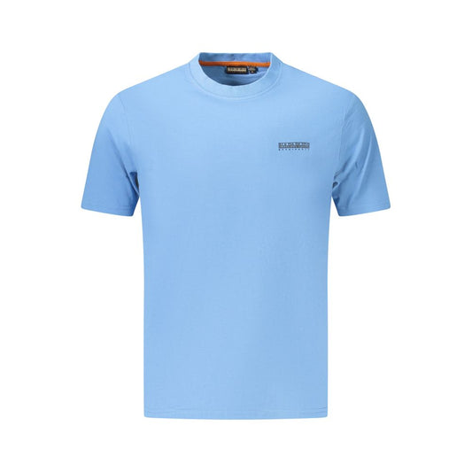 T-shirt da uomo in cotone Napapijri Azzurro
