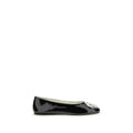 Ballerine Tory Burch in pelle di vitello nera Bos Taurus