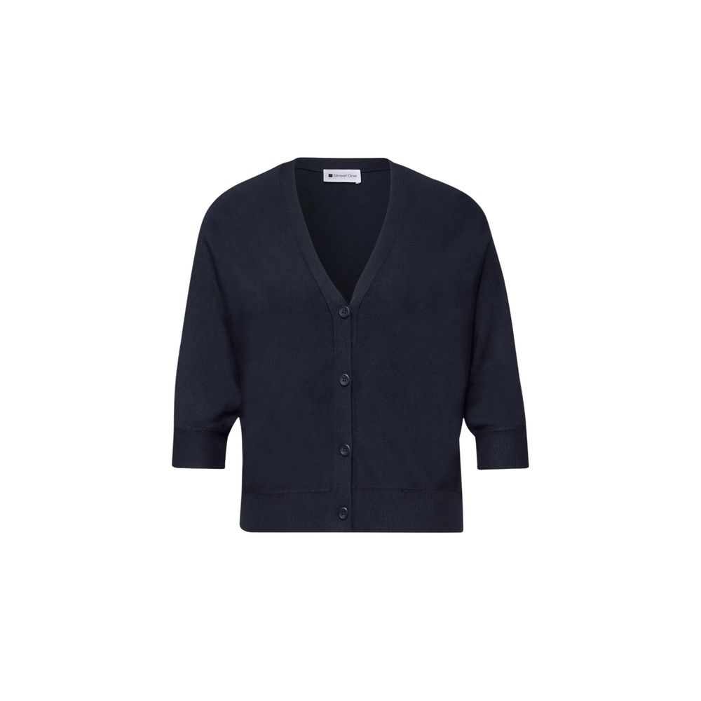 Cardigan bleu en viscose Street One