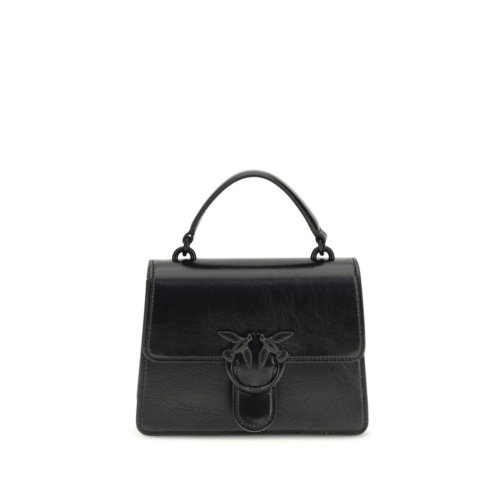 Borsa PINKO in pelle di capra nera