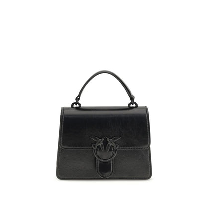 Borsa PINKO in pelle di capra nera