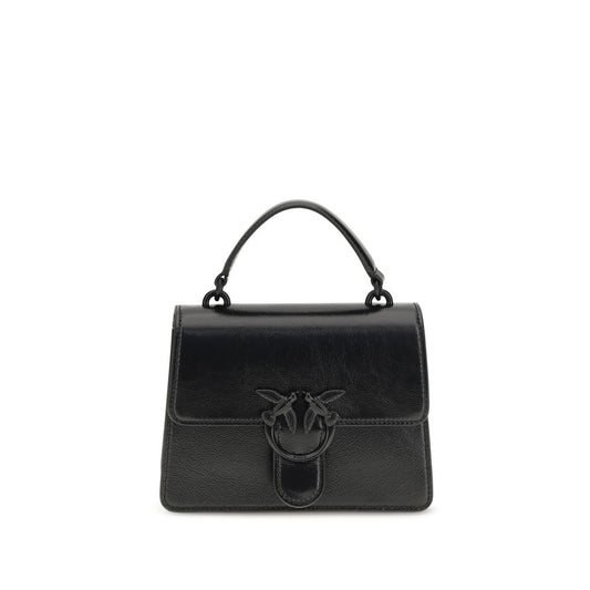 Borsa PINKO in pelle di capra nera