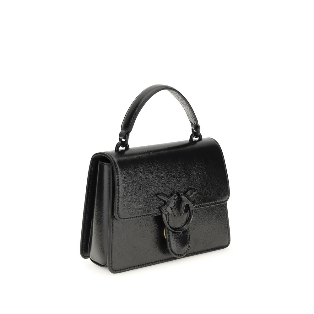 Borsa PINKO in pelle di capra nera