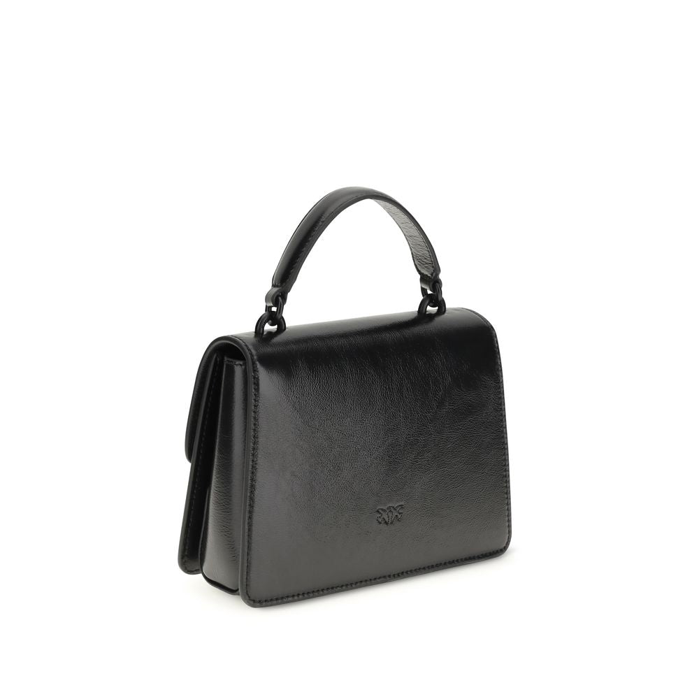 Borsa PINKO in pelle di capra nera