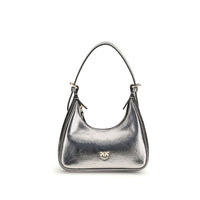 Sac à bandoulière PINKO en agneau argenté Ovis Aries Aries
