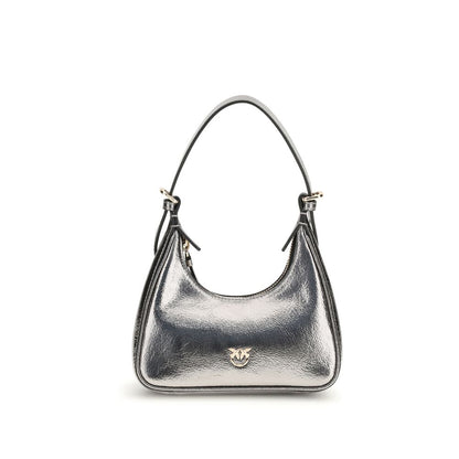 Sac à bandoulière PINKO en agneau argenté Ovis Aries Aries