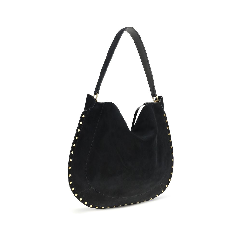 Borsa a Tracolla Isabel Marant in Pelle di Vitello Nera Bos Taurus