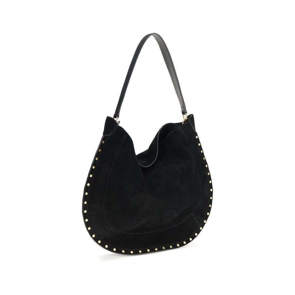 Borsa a Tracolla Isabel Marant in Pelle di Vitello Nera Bos Taurus