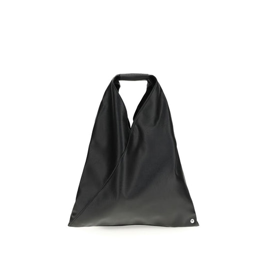 Borsa a mano MM6 in polietilene nero