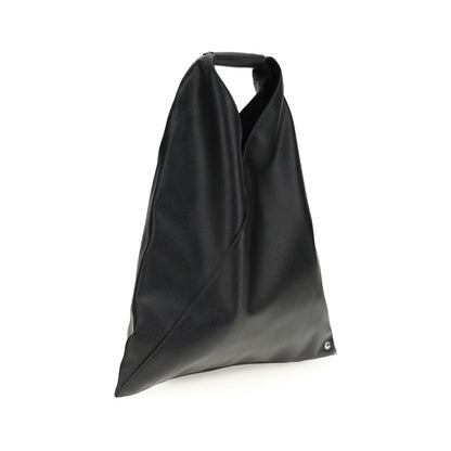 Borsa a mano MM6 in polietilene nero