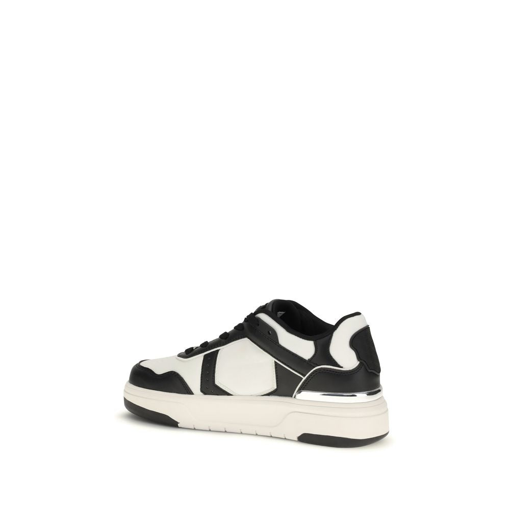 Baskets Philipp Plein en cuir de veau noir Bos Taurus