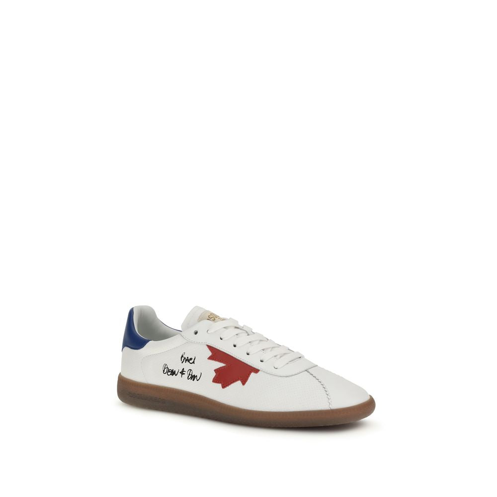 Dsquared² Sneakers Chunky Bos Taurus in Pelle di Vitello Bianca