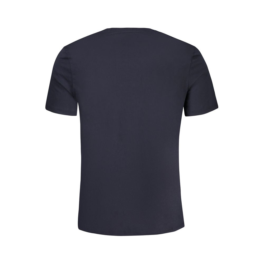 T-Shirt Uomo Guess Jeans in Cotone Biologico Blu