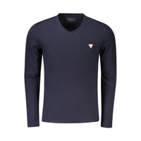 T-shirt homme Guess Jeans bleu en coton biologique