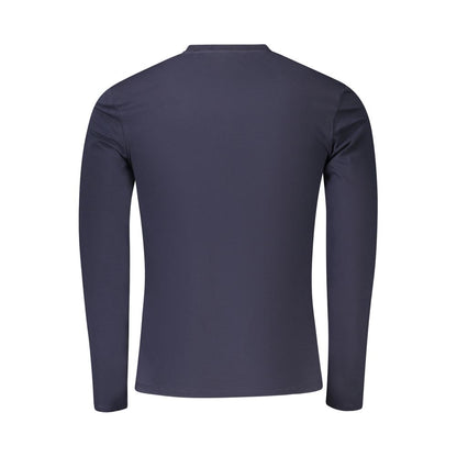 T-shirt homme Guess Jeans bleu en coton biologique