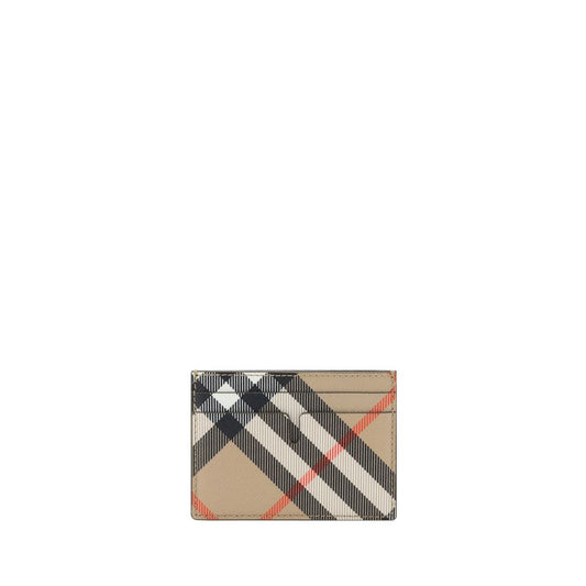 Portacarte Burberry beige in poliestere