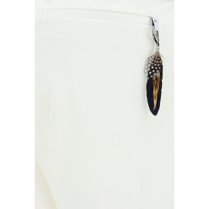 PT Torino Pantaloni Casual Bianchi in Cotone
