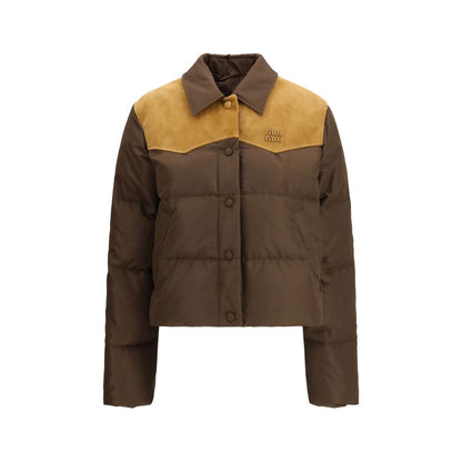Veste longue marron Miu Miu