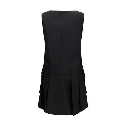 Abito casual Ganni nero in poliammide riciclata
