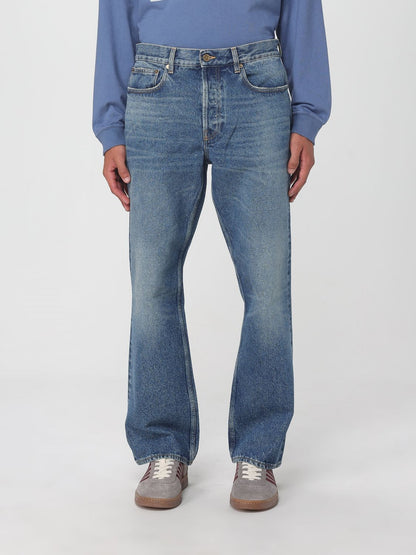 Jeans Golden Goose svasati in cotone blu