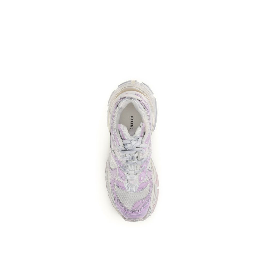 Balenciaga White Polyurethane Athletic Sneakers