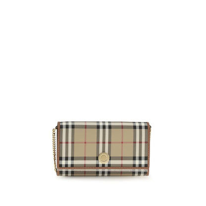 Portafoglio Burberry in polietilene beige