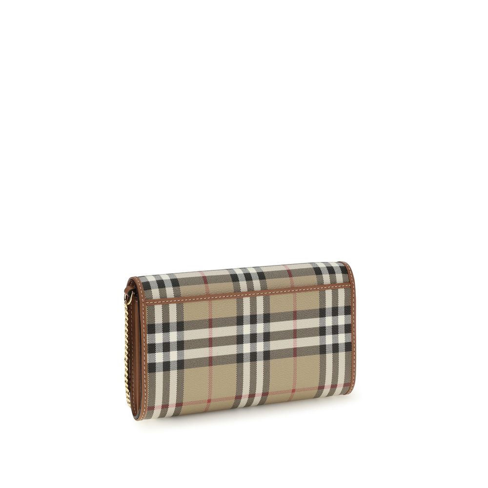 Portafoglio Burberry in polietilene beige