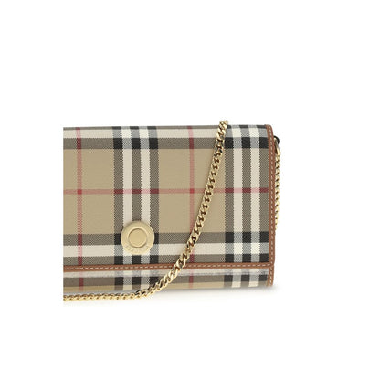 Portafoglio Burberry in polietilene beige