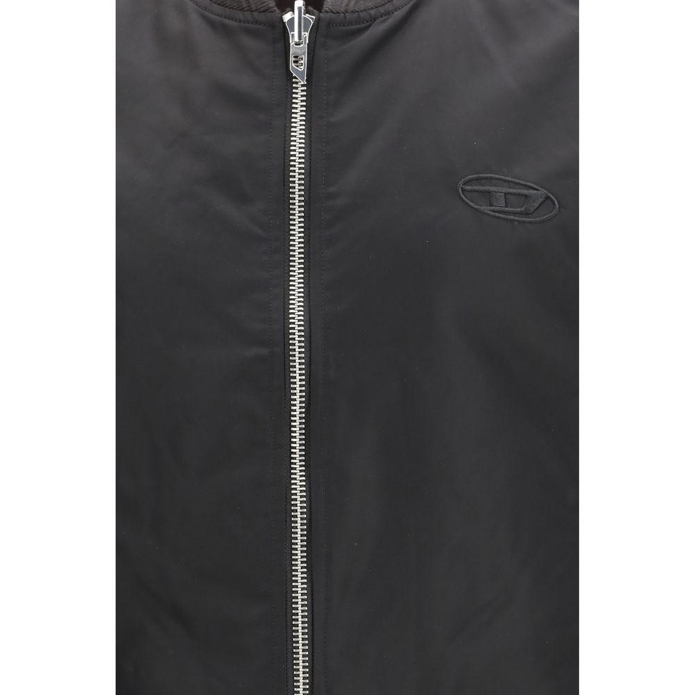 Veste sans manches en polyamide marron Diesel