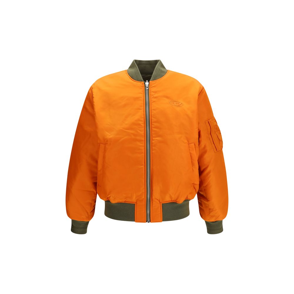 Blouson aviateur bicolore en polyamide Diesel