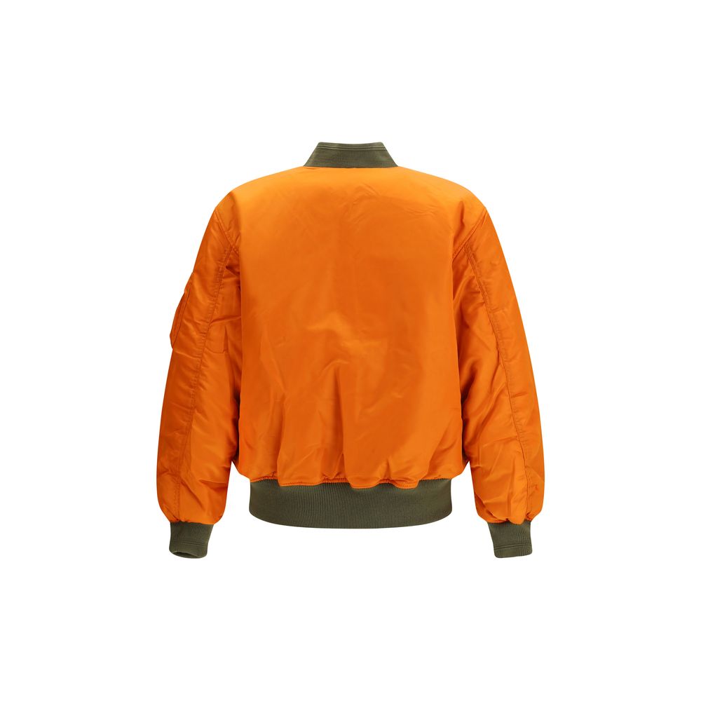 Blouson aviateur bicolore en polyamide Diesel