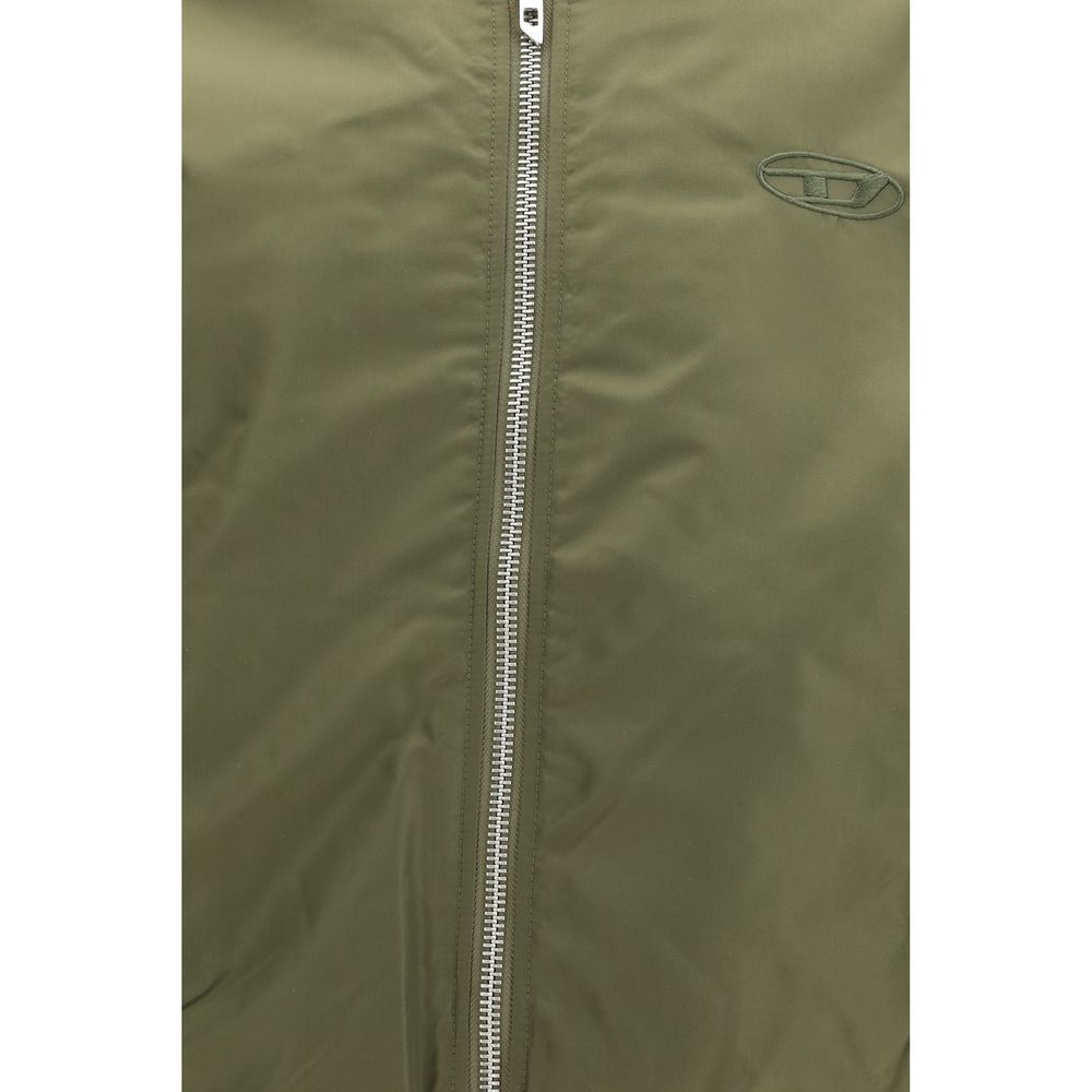 Blouson aviateur bicolore en polyamide Diesel