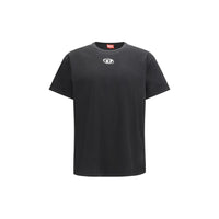 Maglietta in cotone nero Diesel