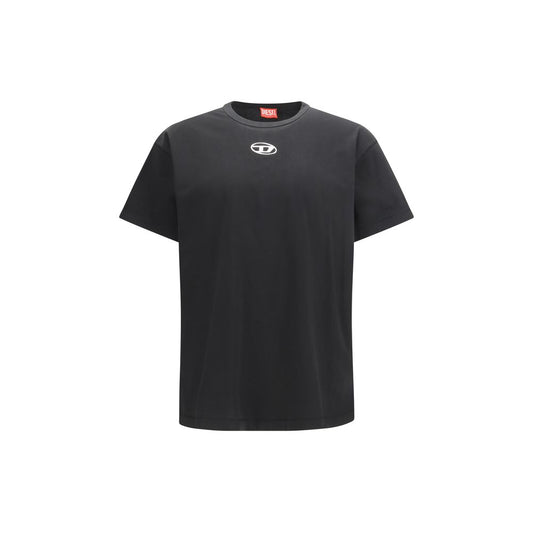 Maglietta in cotone nero Diesel