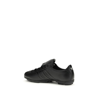 Baskets athlétiques Y-3 en cuir de veau noir Bos Taurus